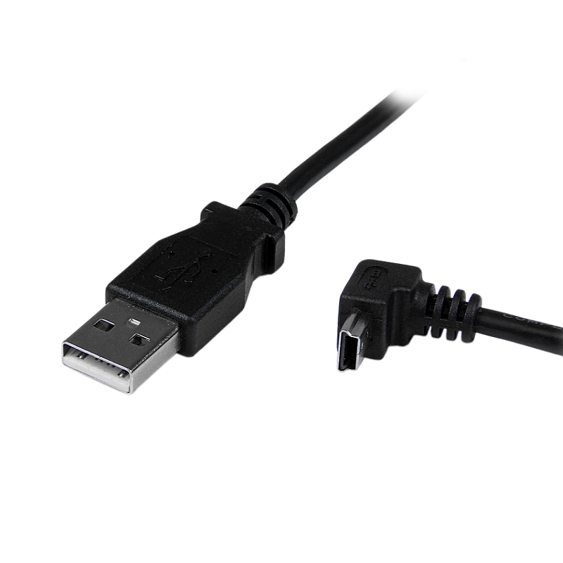 StarTech USBAMB2MD 2m Mini USB Cable - A to Down Angle Mini B